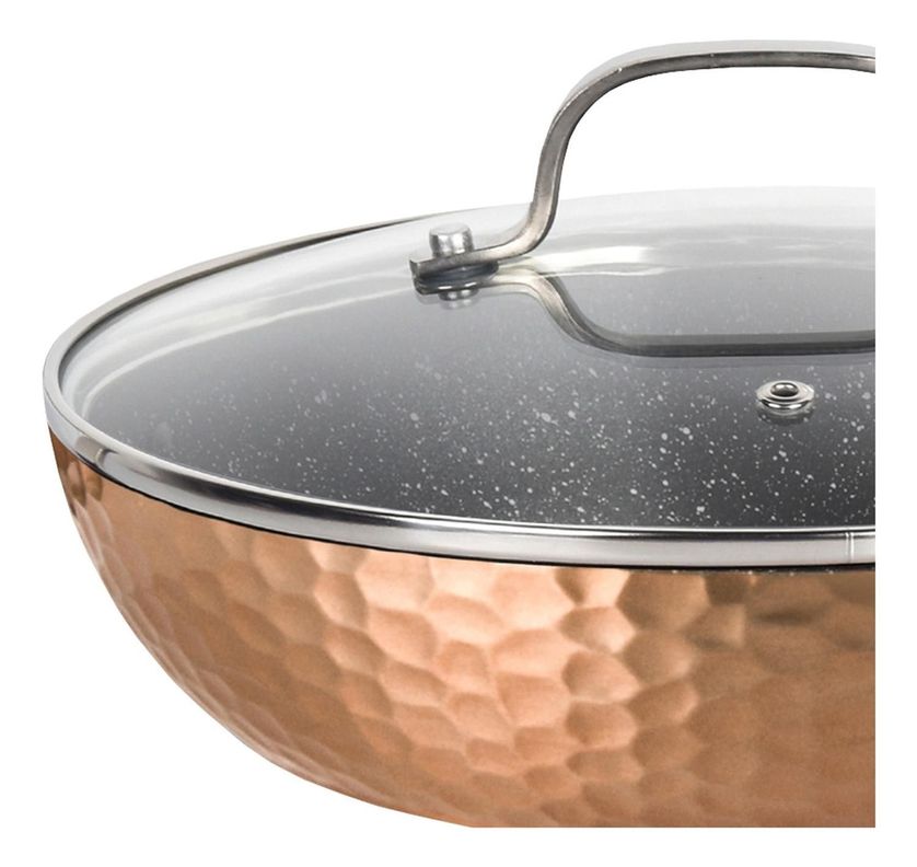 Sartén Antiadherente Tapa 28cm Copper Simplit-2