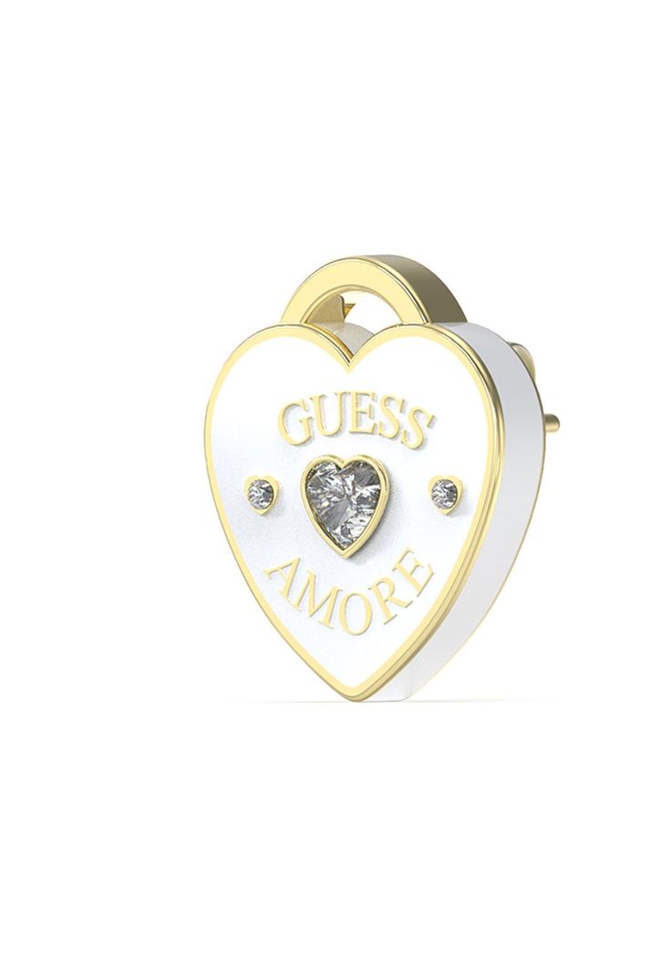 Aros Guess JUBE05054JWYGWHT-U Dorados-1
