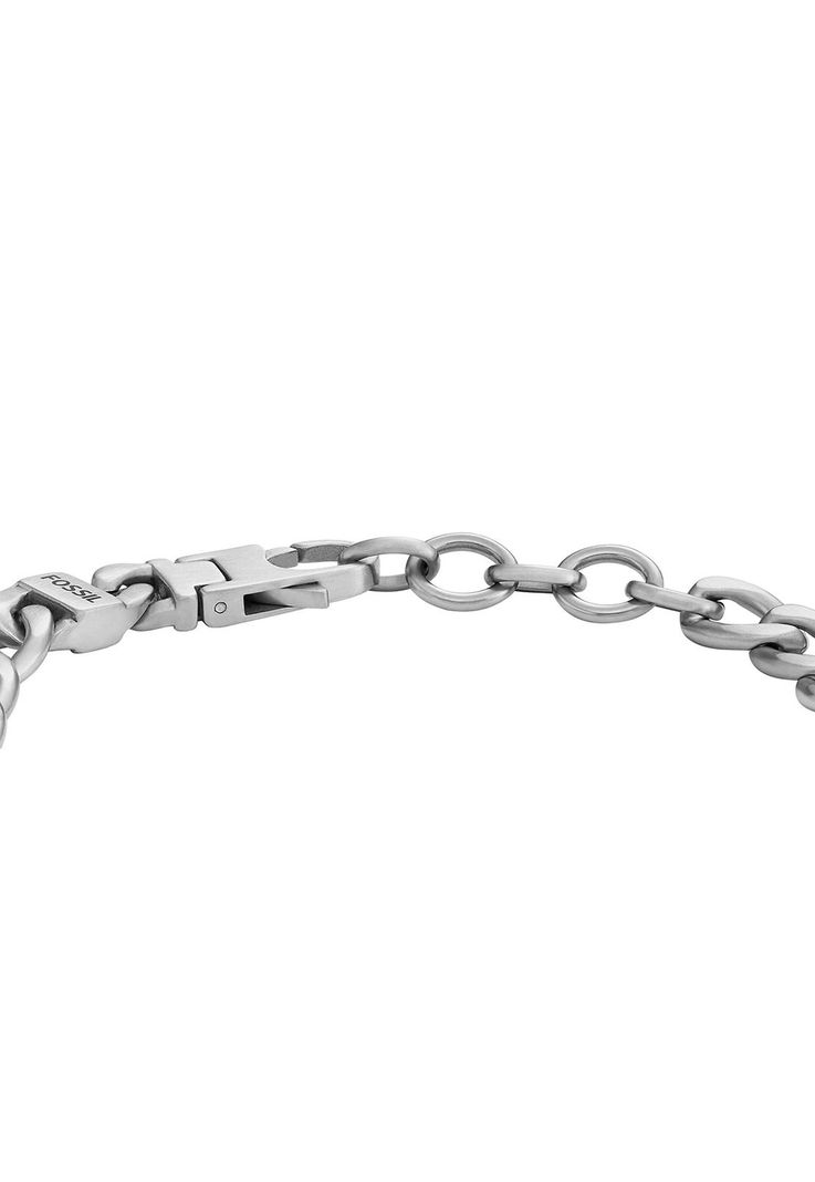 Pulsera Fossil  JF04164040 Plateado Hombre-2