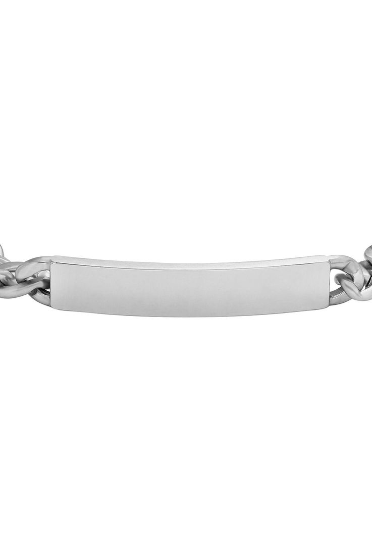 Pulsera Fossil  JF04164040 Plateado Hombre-3