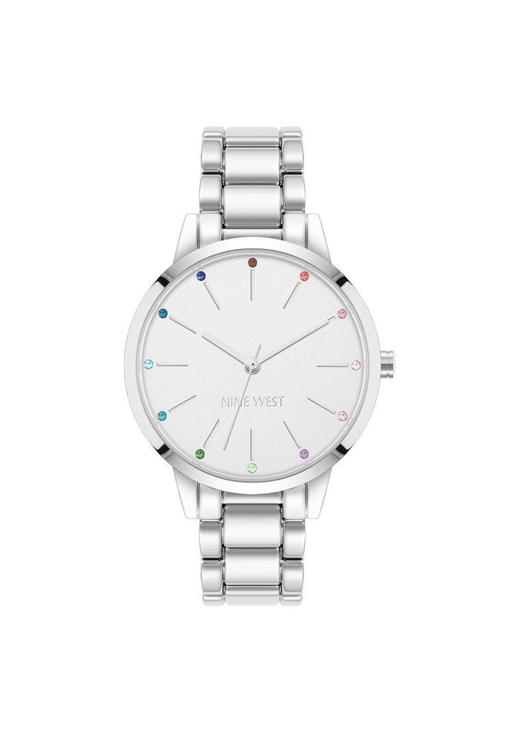 Reloj Nine West NW/2099MTSV Plateado-0