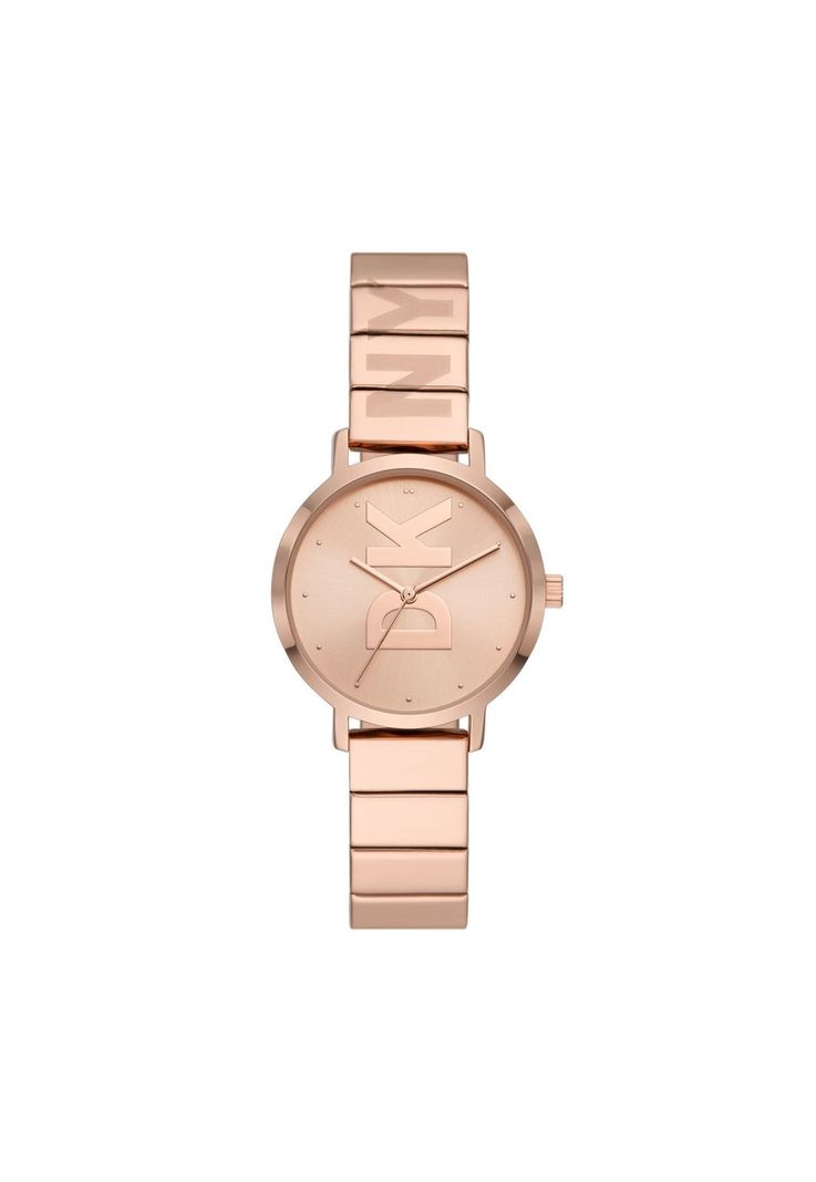 Reloj Oro Rosa Donna Karan New York Mujer-0