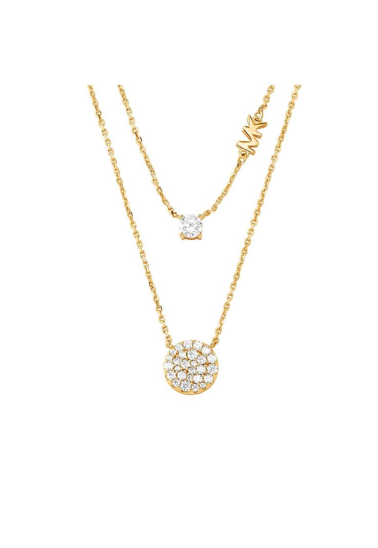 Collar Doble Michael Kors Dorado Mujer-0