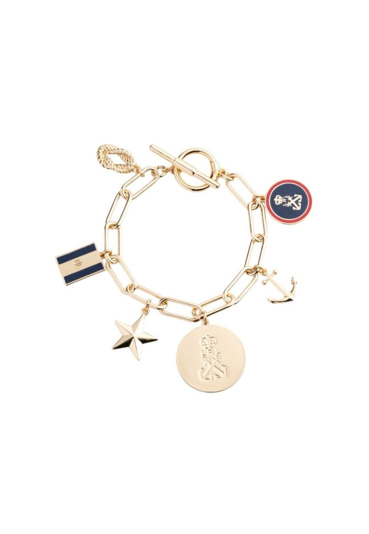 Pulsera Lauren Ralph Lauren Dorado Negro 14B00464-0