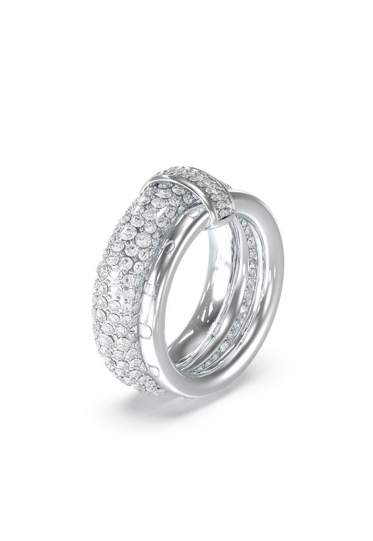 Anillo Guess JUBR05198JWRH54 Plateado-0