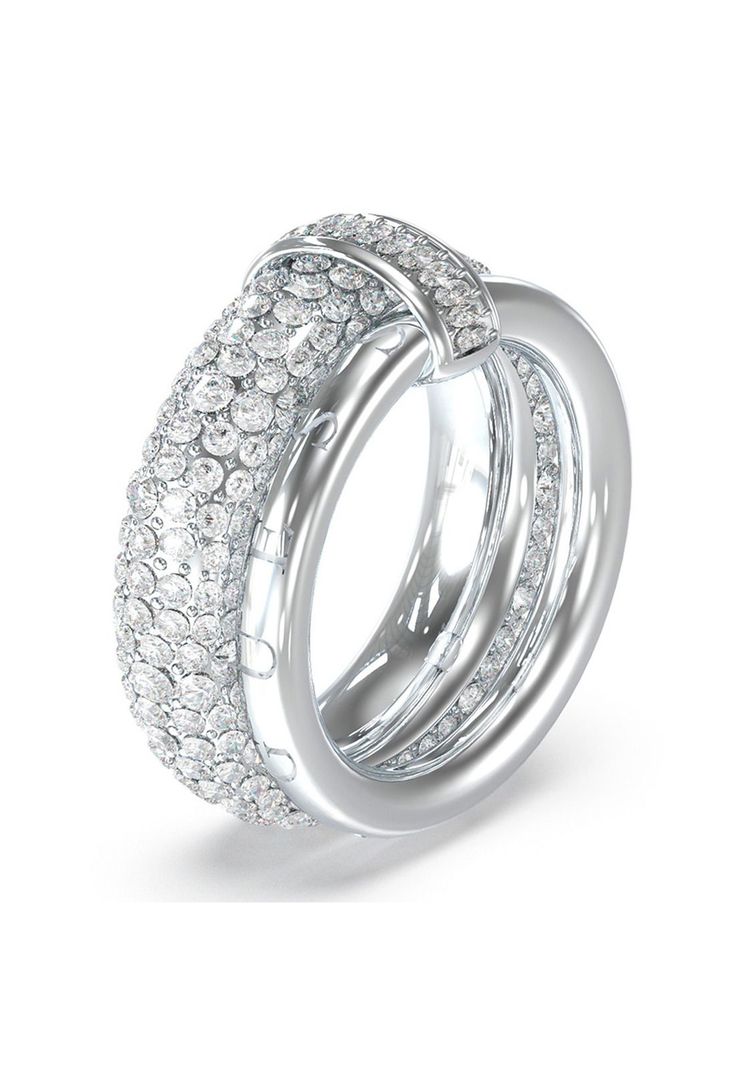 Anillo Guess JUBR05198JWRH54 Plateado-1