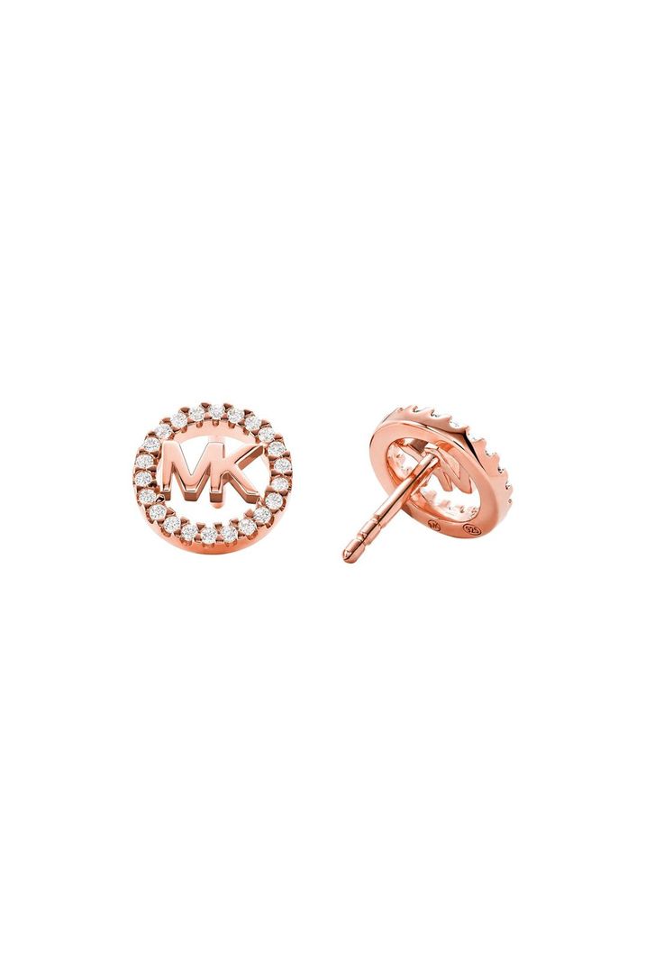Aros Michael Kors Oro Rosa Mujer-1