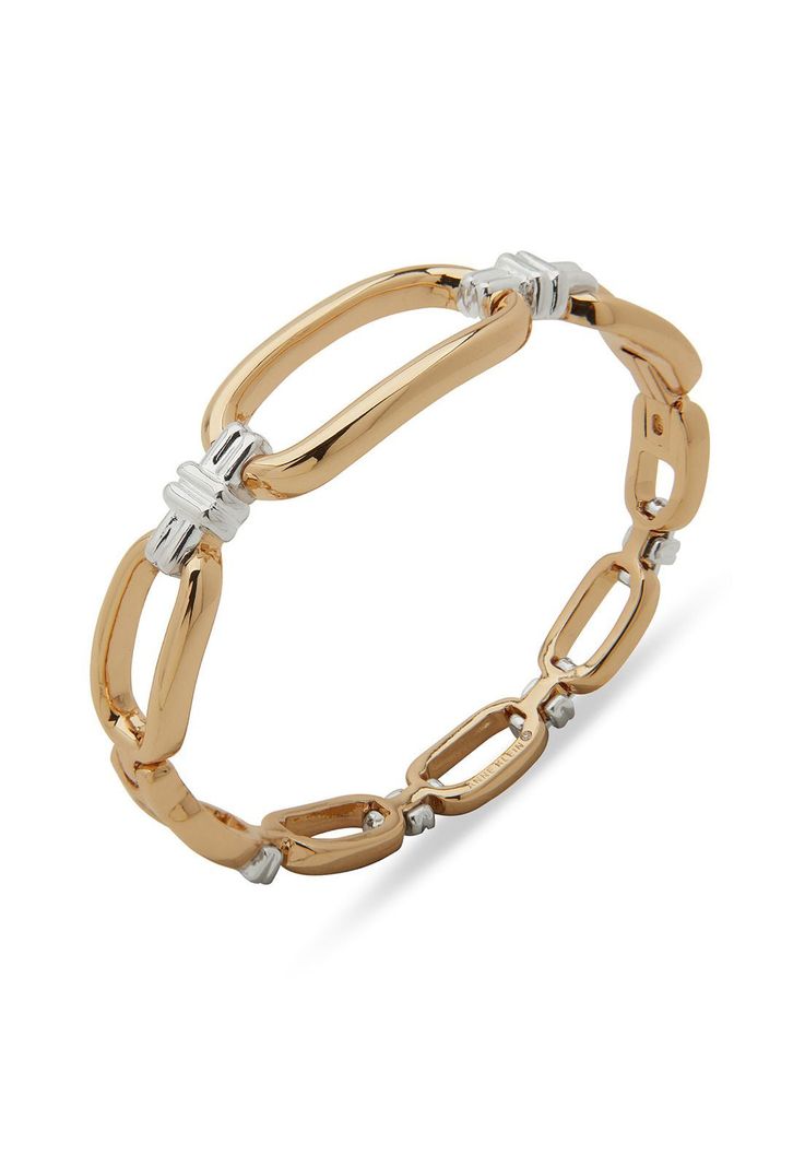 Pulsera Anne Klein 01B00998 Bicolor Dorado