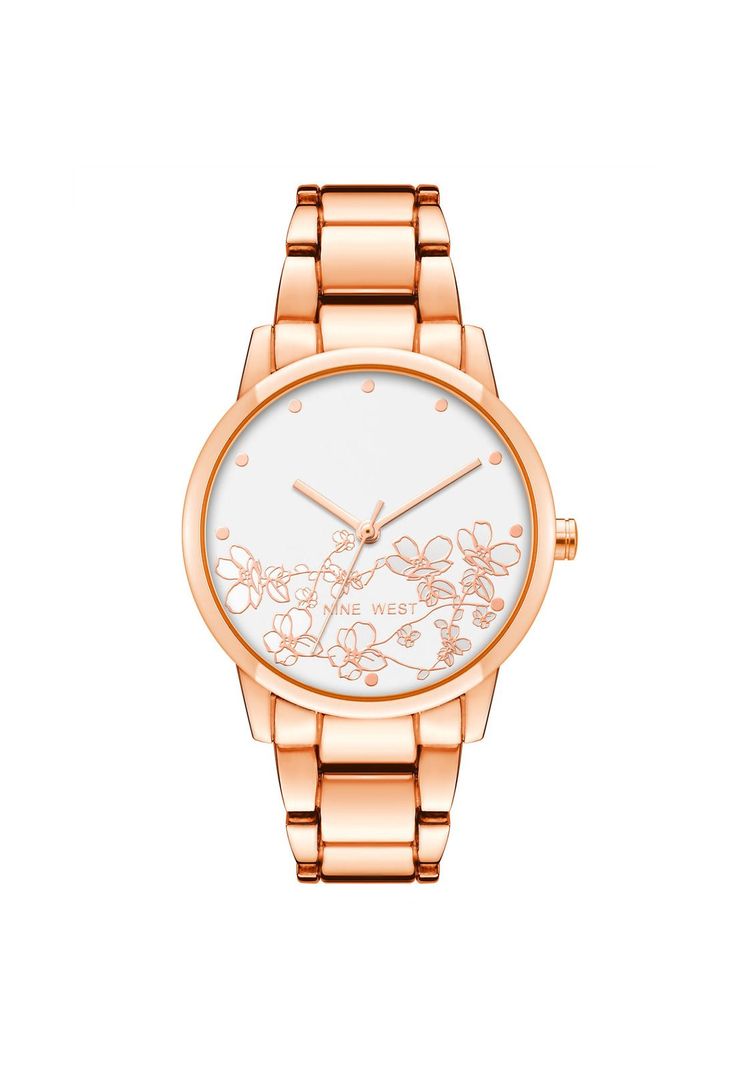 Reloj Nine West NW/2596FLRG Oro rosa Mujer-0