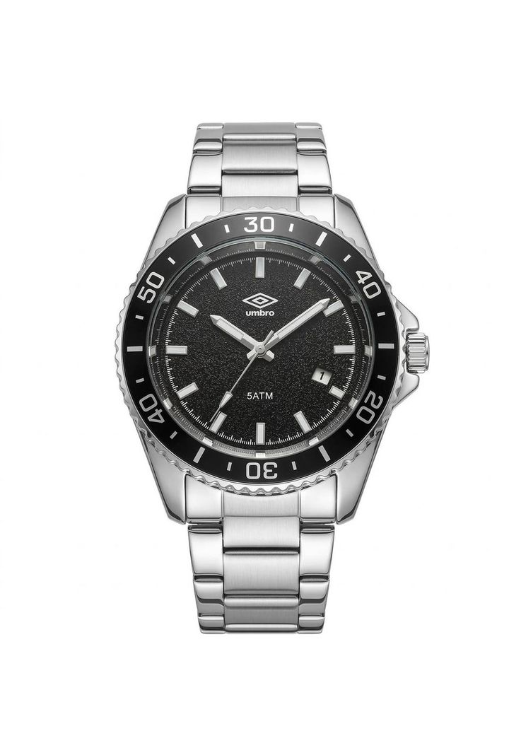 Reloj Análogo Hombre Umbro Plus Plateado UMBP-1500-142