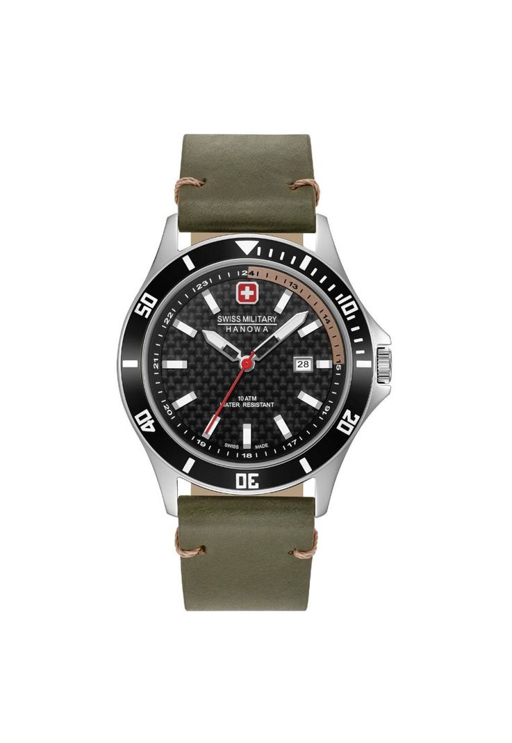 Reloj Swiss Military Hanowa 06-4161.2.04.007.14 Verde Hombre-0