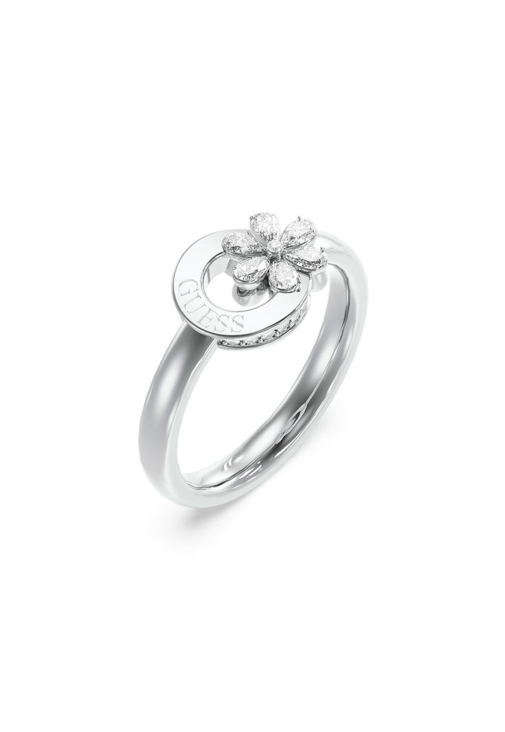 Anillo Guess JUBR05109JWRH54 Plateado-0