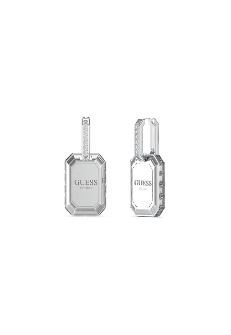 Aros Guess Plateados JUBE04258JWRHT-U-0