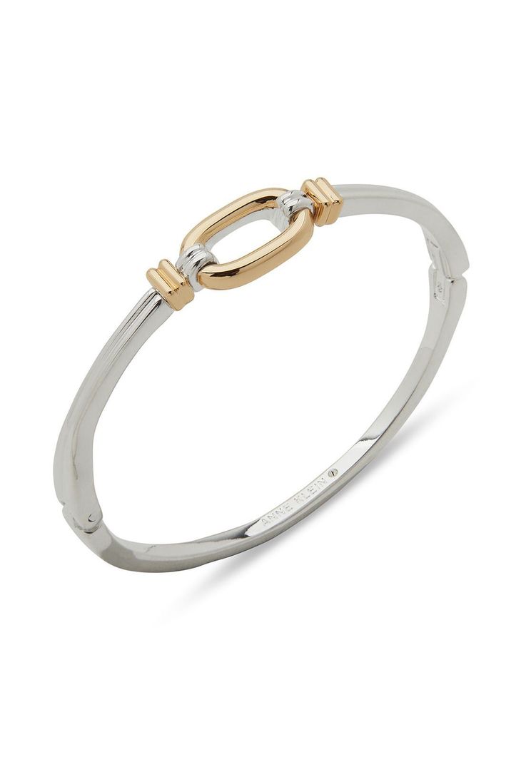 Brazalete Anne Klein 01B00997 Bicolor Plata