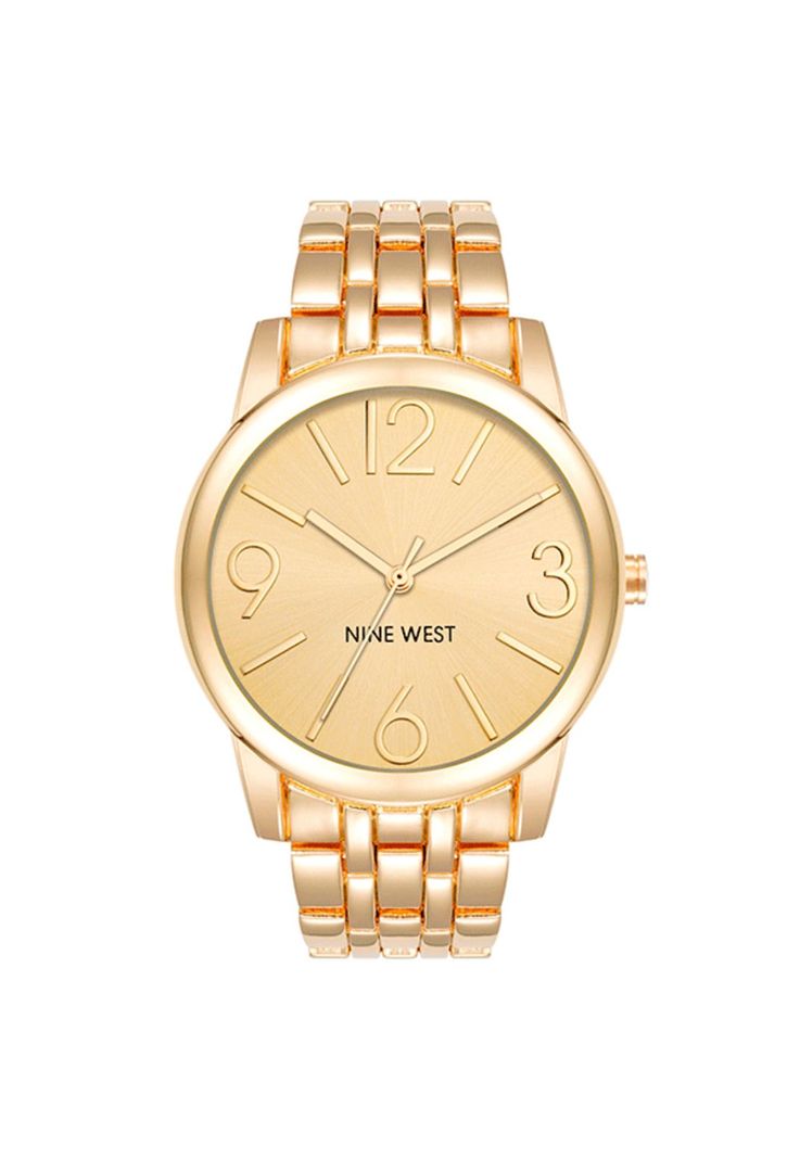 Reloj Nine West NW/1578CHGB Dorado Mujer-0