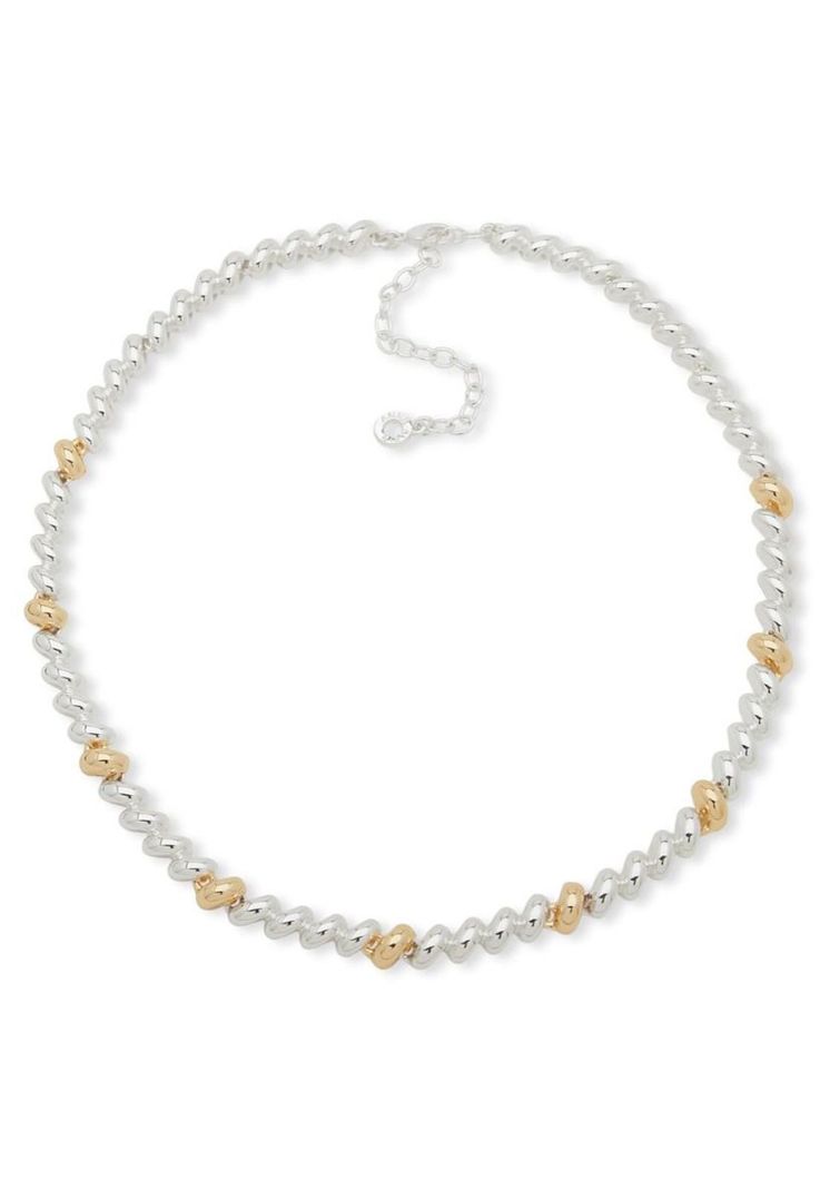 Collar Anne Klein Plateado 01N00574