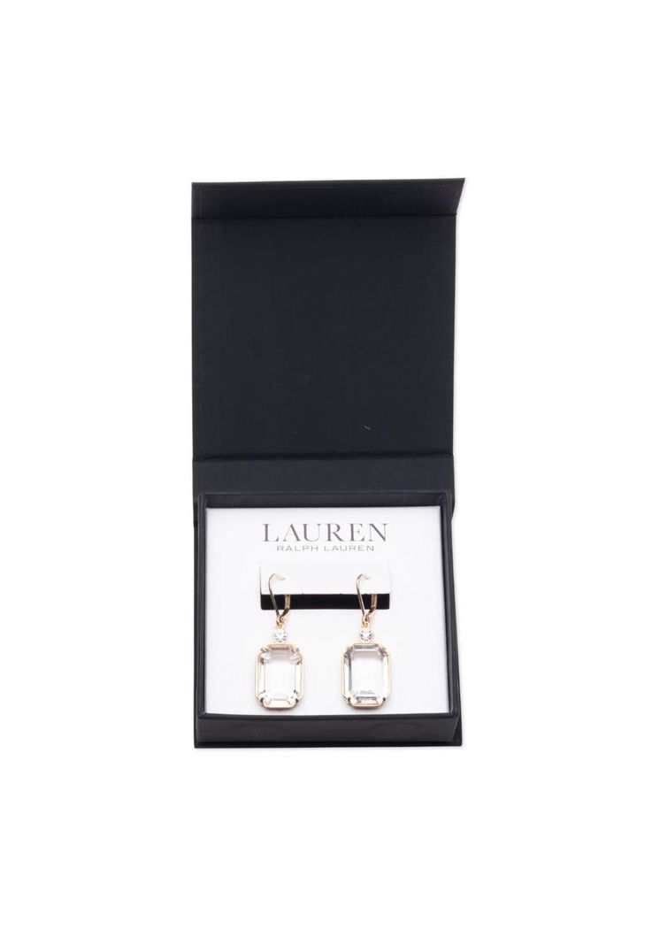 Aros Colgantes Ralph Lauren Cristal Mujer 14G00670-1