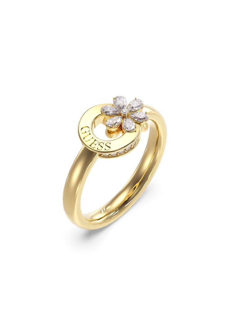 Anillo Guess JUBR05109JWYG54 Dorado-0