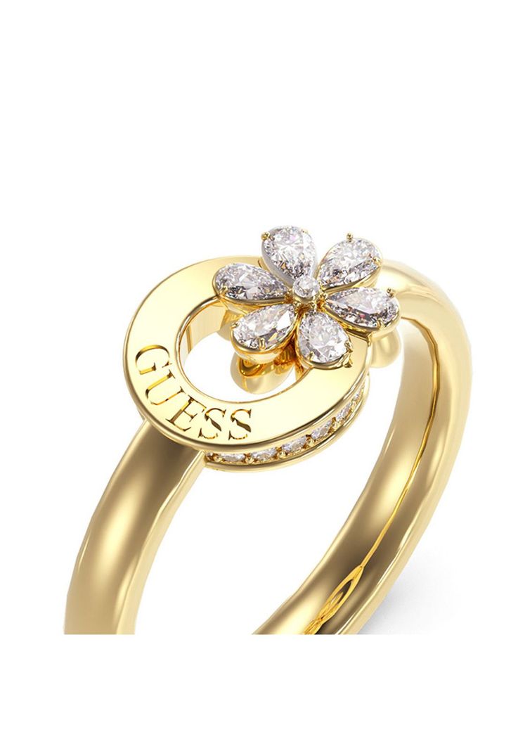 Anillo Guess JUBR05109JWYG54 Dorado-1