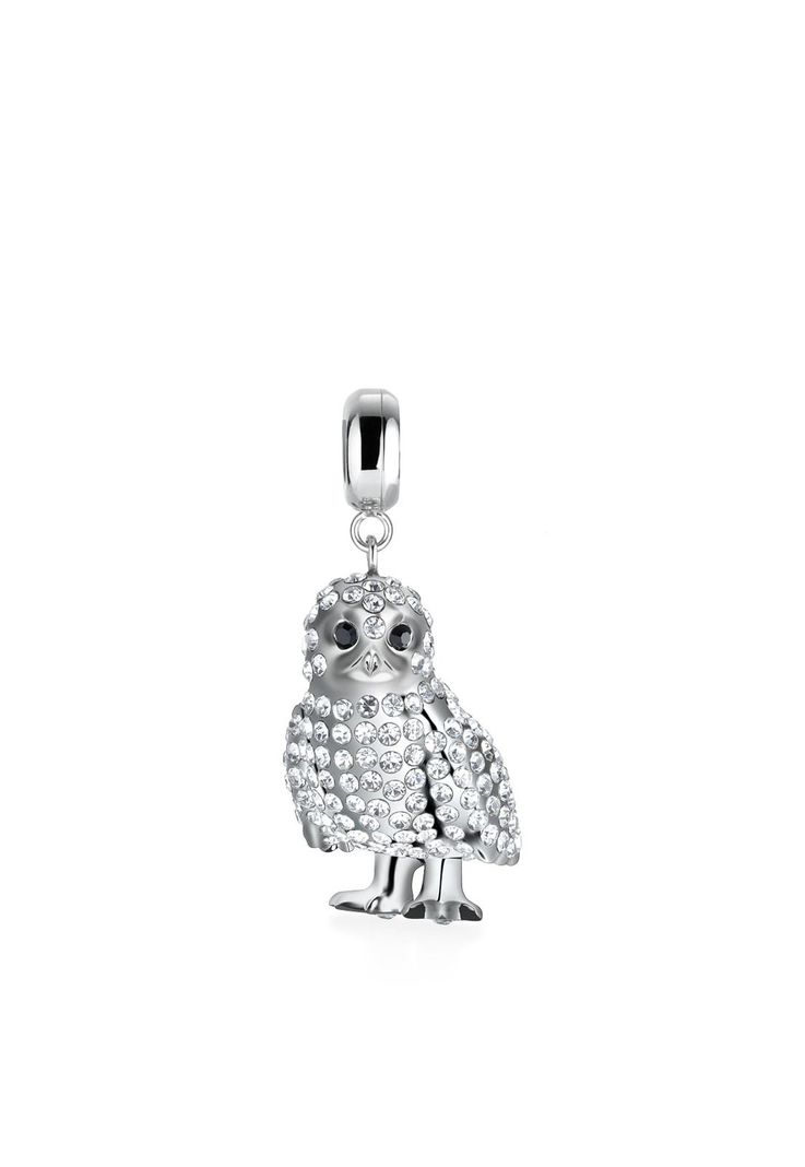 Charm Bering Polarowl-1 Plateado-0