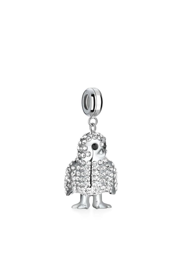 Charm Bering Polarowl-1 Plateado-1
