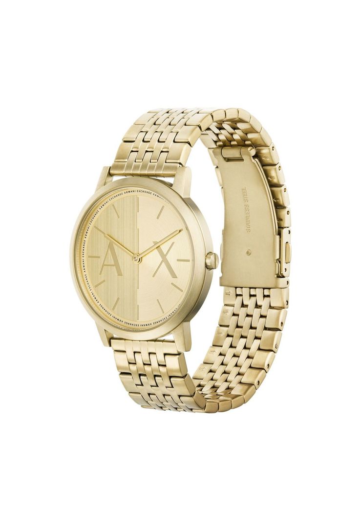 Reloj Dorado Armani Exchange Hombre-1