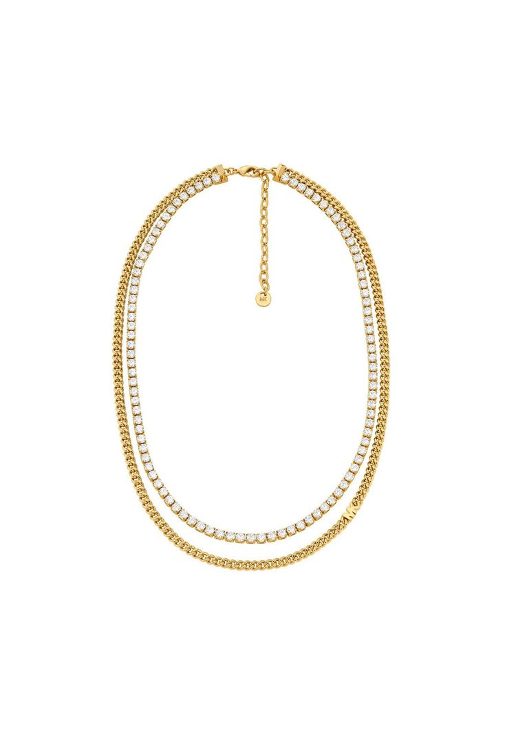 Collar Doble Michael Kors Dorado Mujer-0