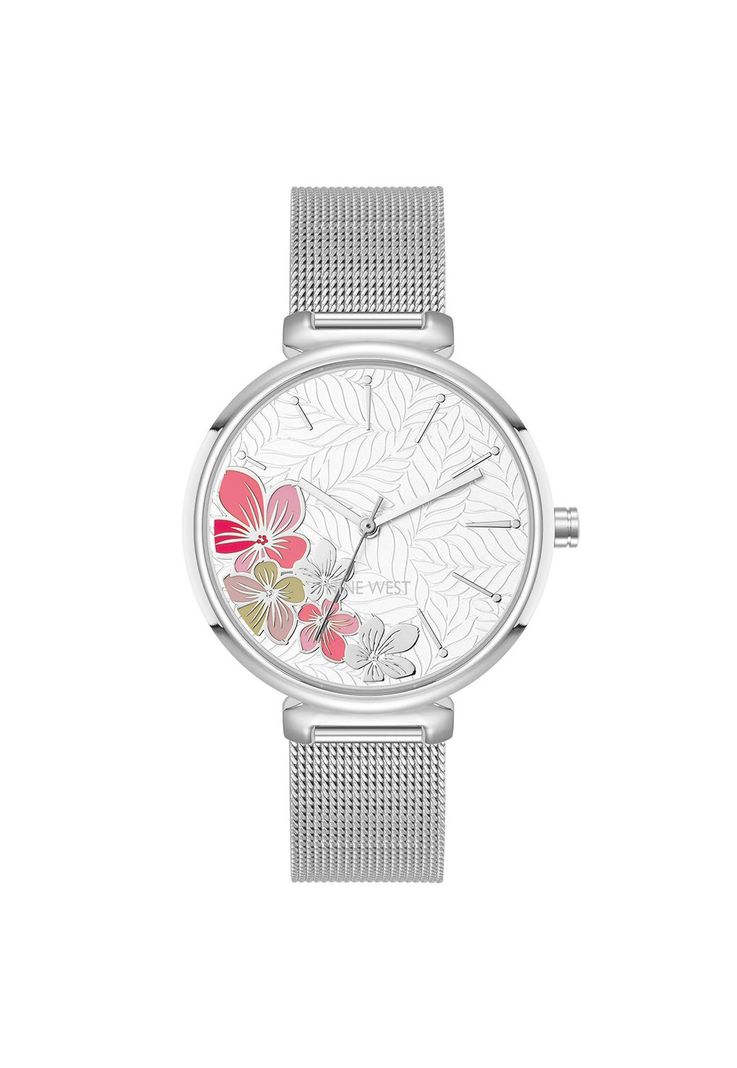 Reloj Nine West NW/3001FLSV Plateado-0