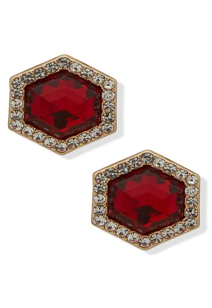 Aros Anne Klein Rojo Mujer 01G00736