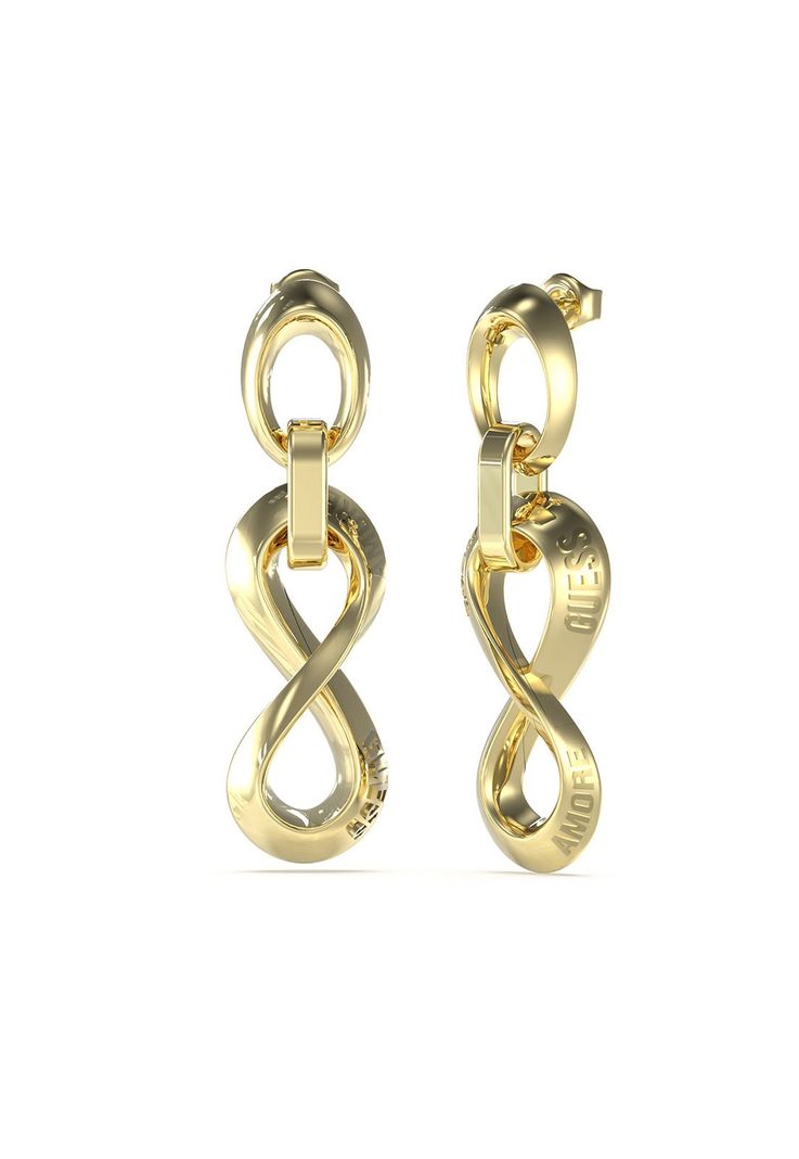 Aros Guess JUBE05048JWYGT-U Dorados-0