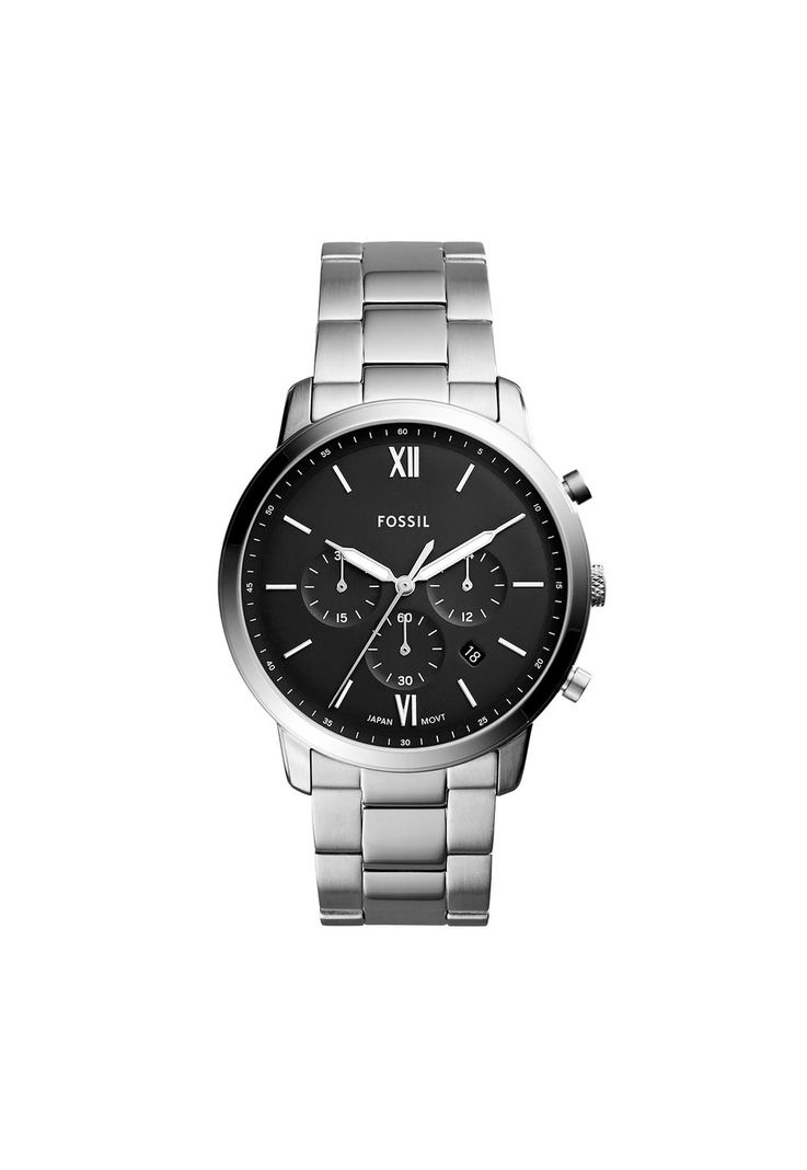 Reloj Fossil FS5384 Plateado Hombre-0