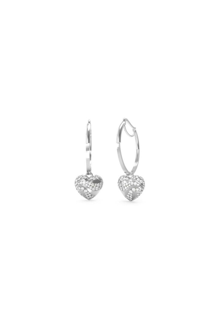 Aros Guess Plateados JUBE04505JWRHT-U-0