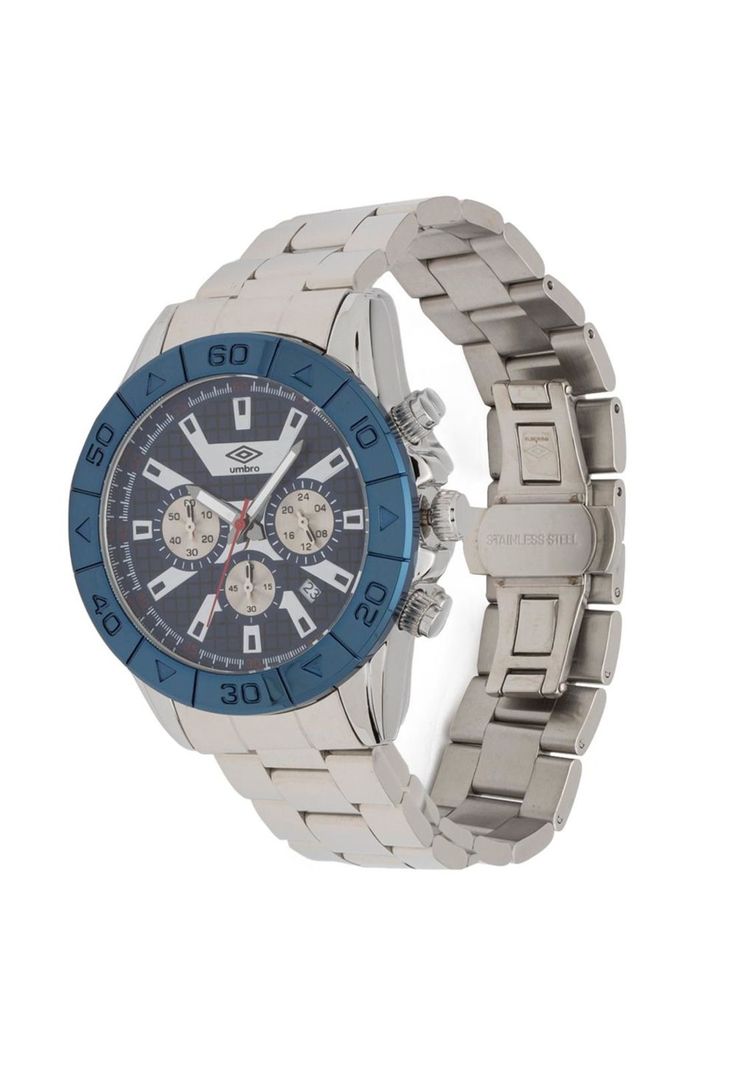 Reloj Umbro Plus UMBP-2900-1 Plateado Hombre-2
