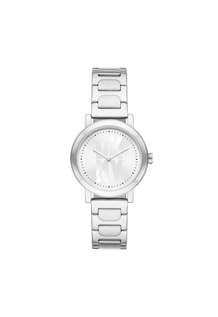 Reloj Plateado Donna Karan New York Mujer-0