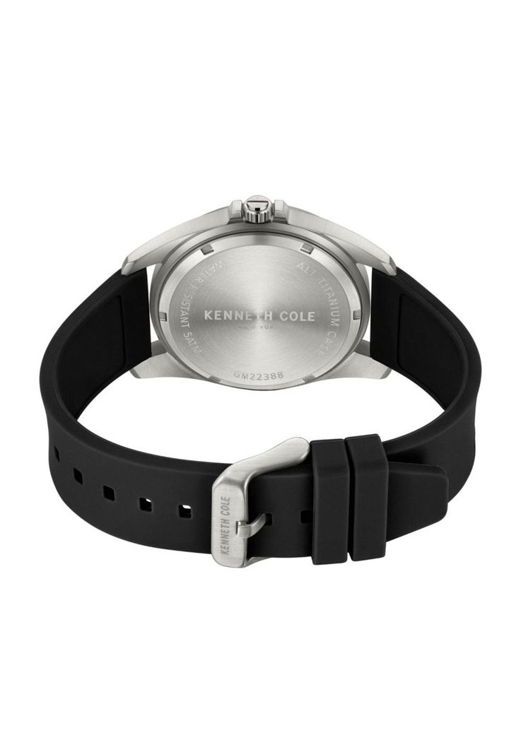 Reloj Kenneth Cole New York KCWGM2238803 Negro Hombre-1