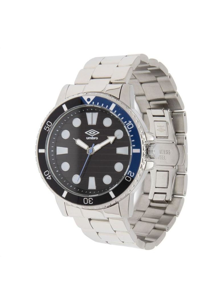 Reloj Umbro Plus UMBP-4100-3 Plateado Hombre-2
