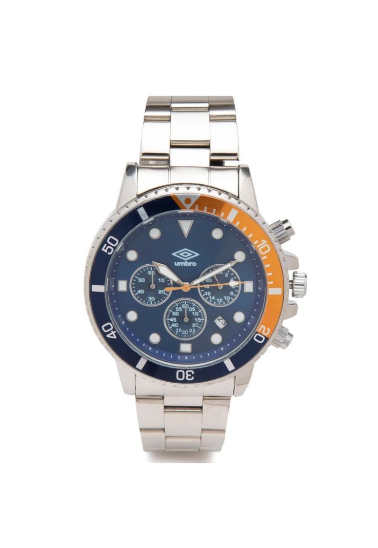 Reloj Umbro Plus UMBP-4000-5 Plateado Hombre-0