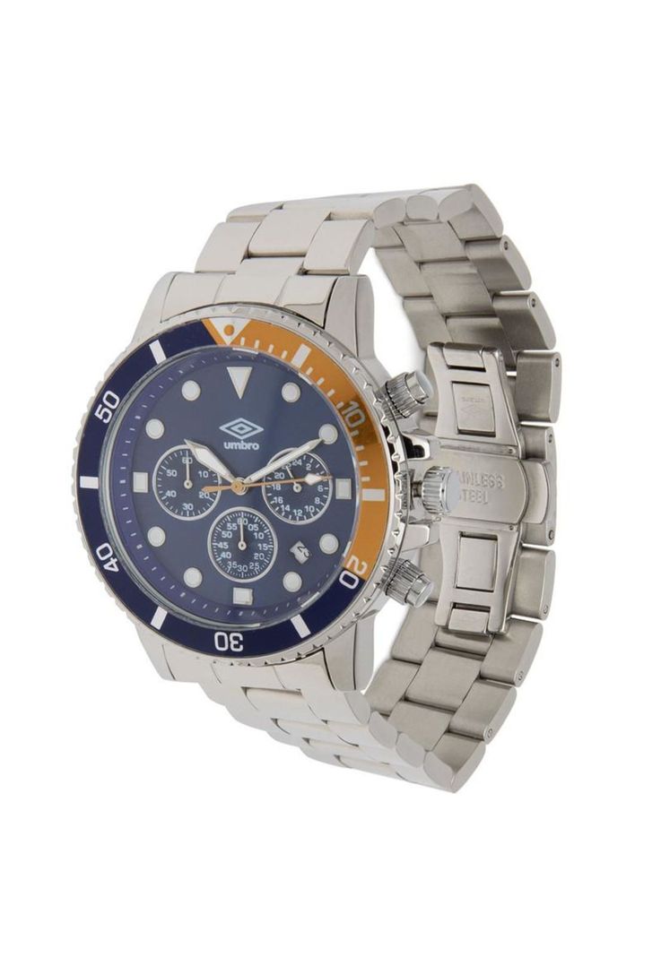 Reloj Umbro Plus UMBP-4000-5 Plateado Hombre-2
