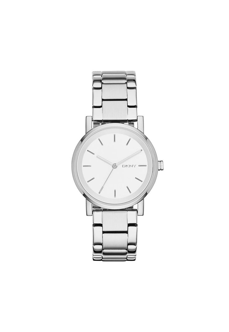 Reloj Plateado Donna Karan New York Mujer-0