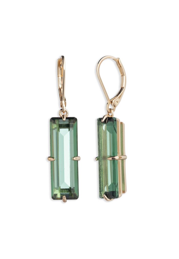 Aros Colgantes Ralph Lauren Verde Mujer-0