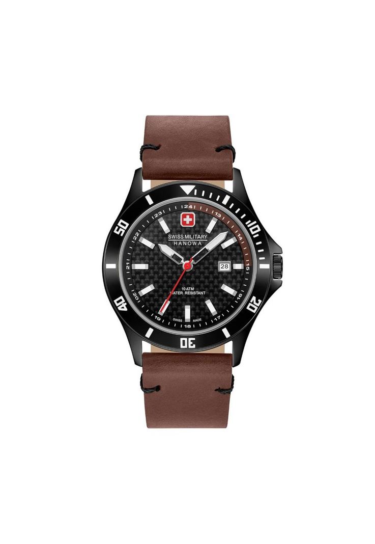 Reloj Swiss Military Hanowa 06-4161.2.30.007.05 Café Hombre-0