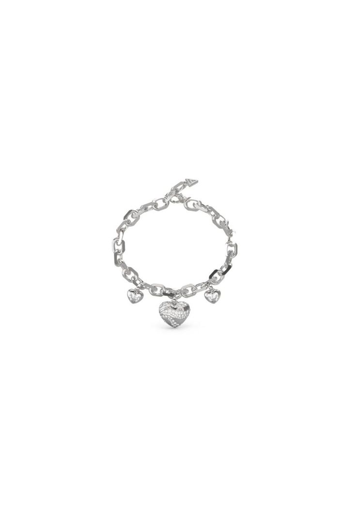 Pulsera Guess Plateada JUBB04500JWRHS-0