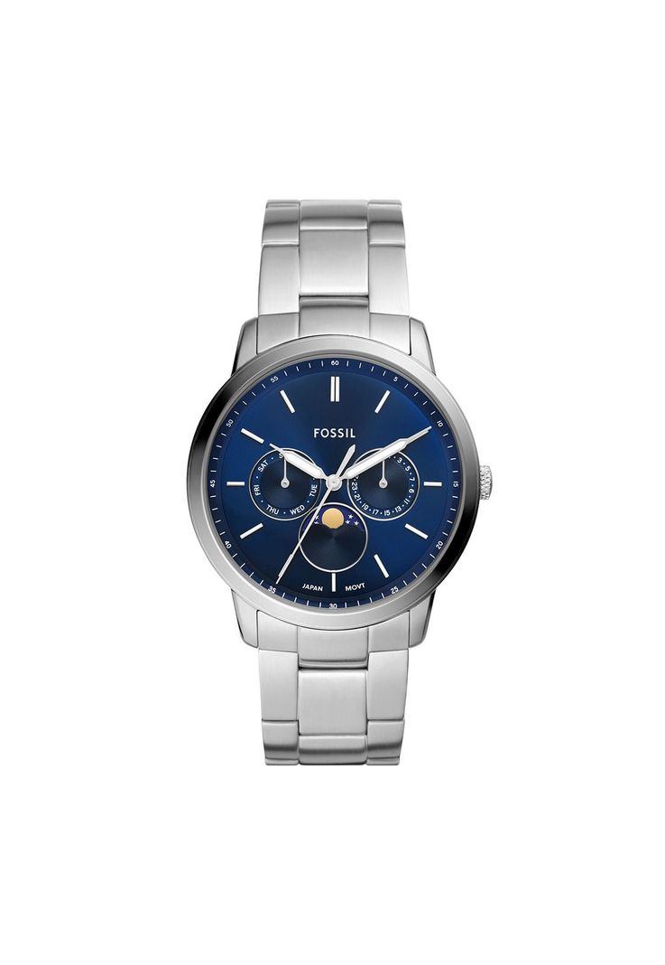 Reloj Fossil FS5907 Plateado Hombre-0