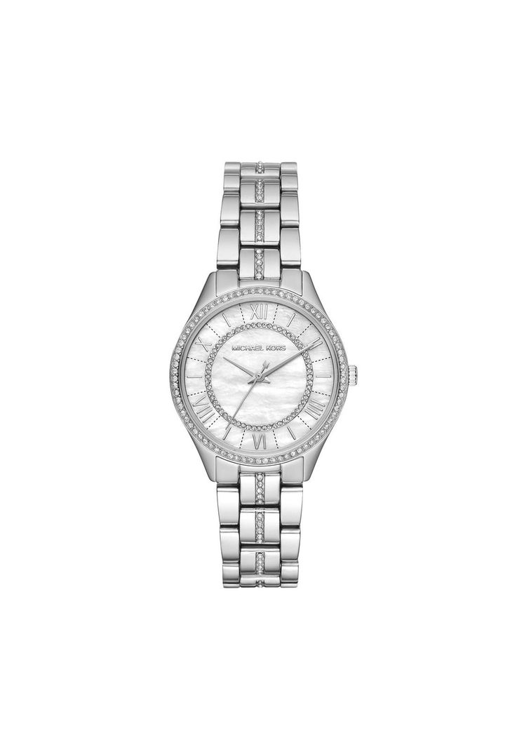 Reloj Plateado Michael Kors Mujer-0