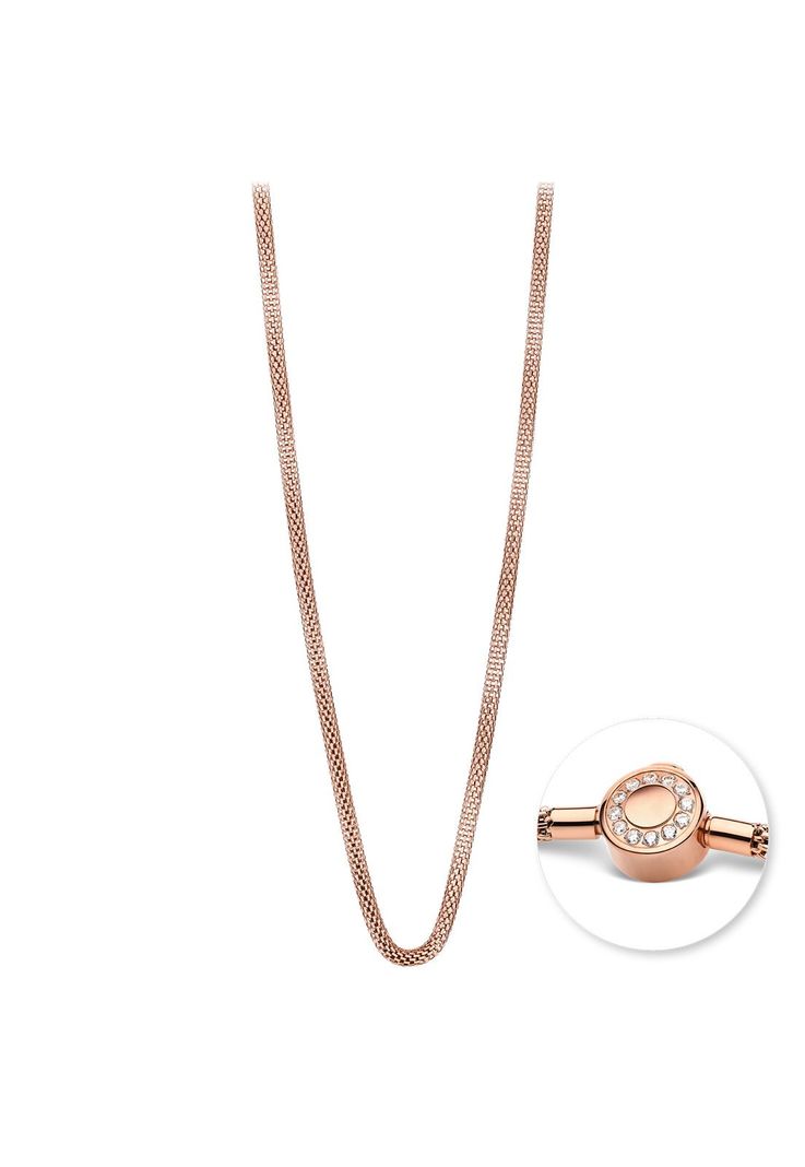 Collar Bering Oro Rosa Mujer-0