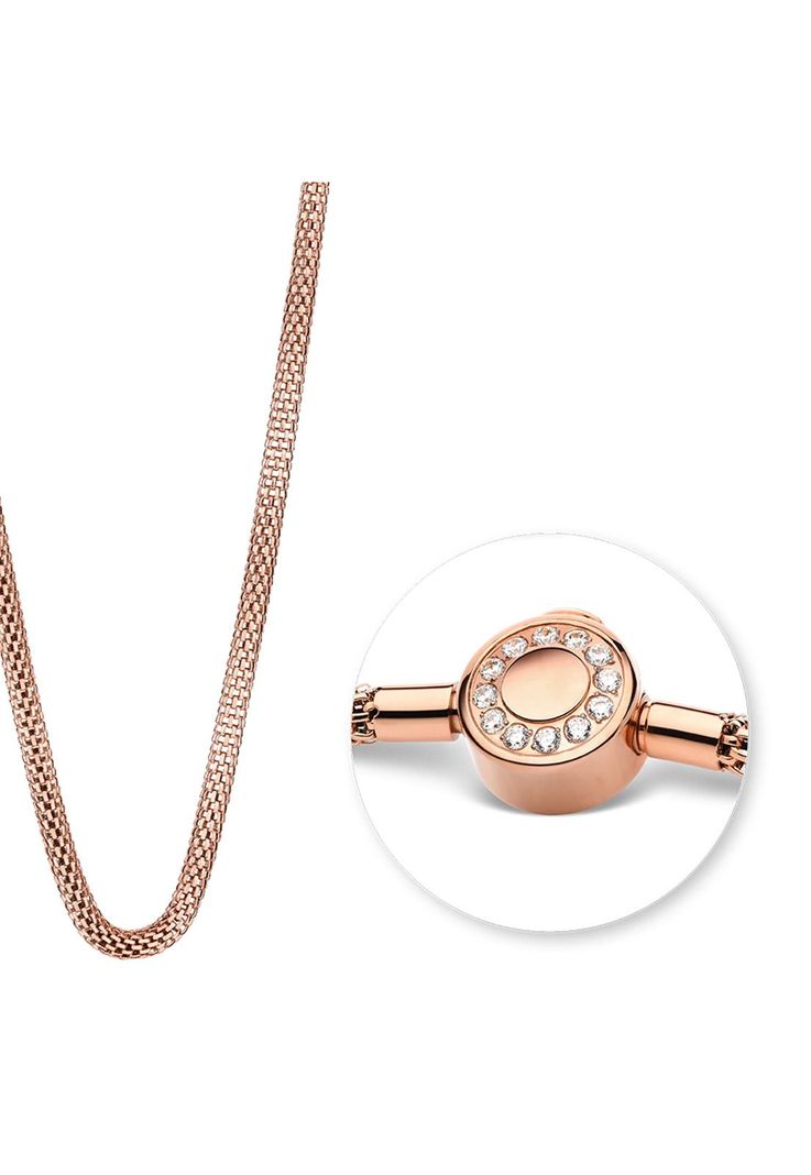 Collar Bering Oro Rosa Mujer-1