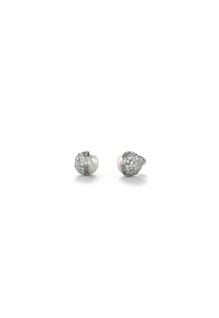 Aros Guess Plateados JUBE04458JWRHT-U-0