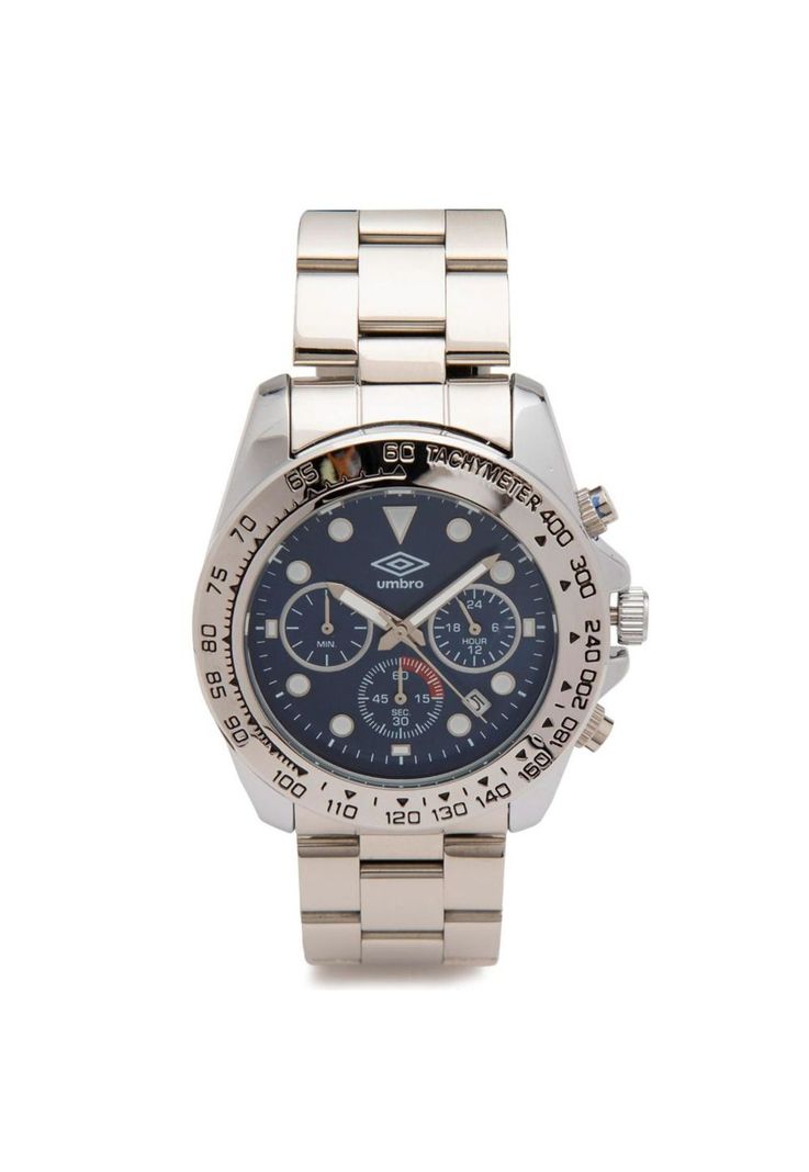 Reloj Umbro Plus UMBP-4900-3 Plateado Hombre-0
