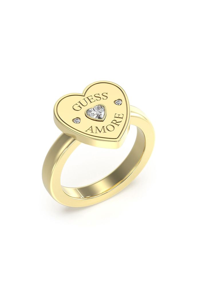 Anillo Guess JUBR05059JWYG54 Dorado-0