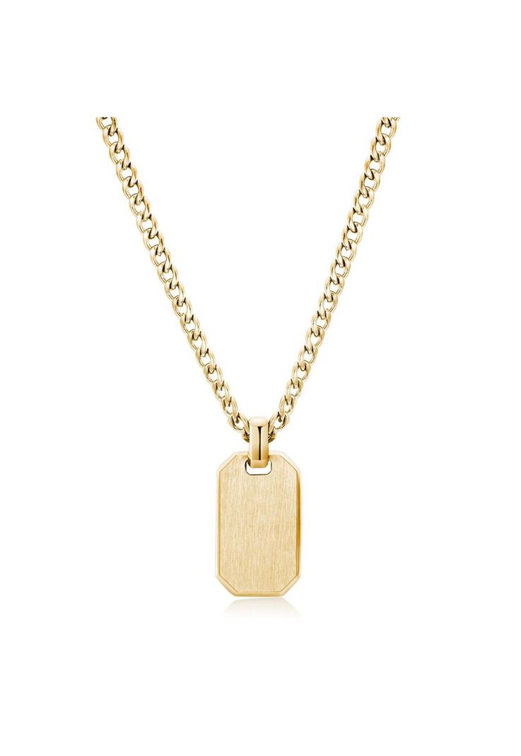 Collar Brosway Plateado Hombre BIK02-0
